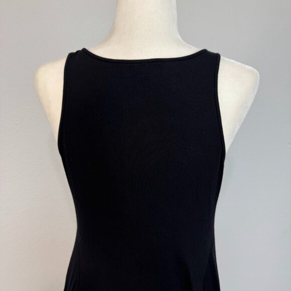 Eileen Fisher Women's Sleeveless Sheath Dress Stretch Rayon Lycra Black Sz Small - Picture 6 of 12